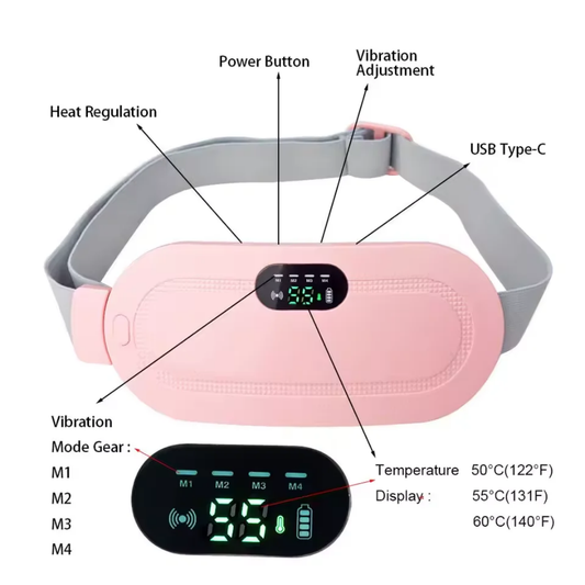 Ceinture Menstruelle Chauffante – Soulagement Immédiat & Confort Pendant les Règles